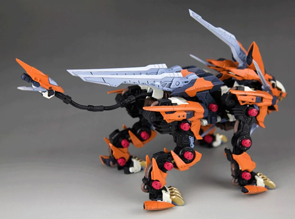 Kotobukiya ZD123R 1/72 HMM ZOIDS RZ-041 Liger Zero Schneider Marking Plus Ver. - Image 6