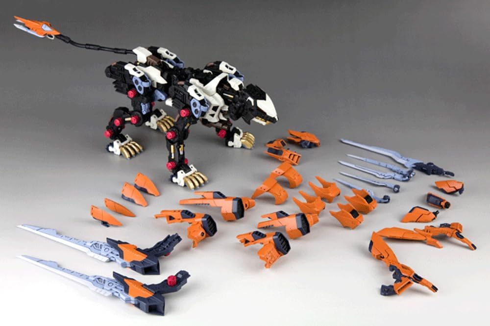 Kotobukiya ZD123R 1/72 HMM ZOIDS RZ-041 Liger Zero Schneider Marking Plus Ver. - Image 8
