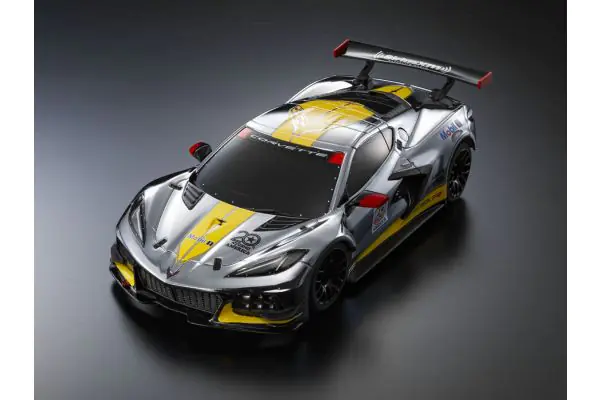 Kyosho 32356CRY CHEVROLET CORVETTE C8.R Chrome / Yellow 20th Anniversary - Image 4