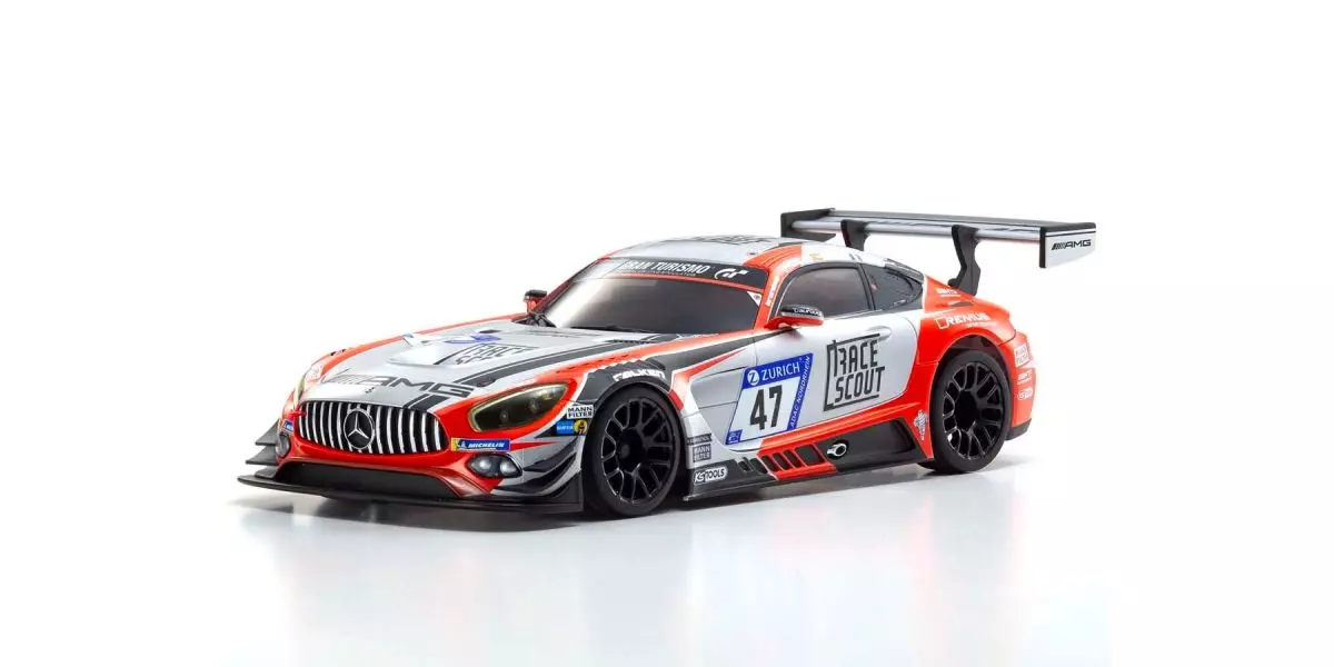 Kyosho 32367FRS MR04RWD MINI-Z readyset Mercedes-AMG GT3 No. 47 - Image 2