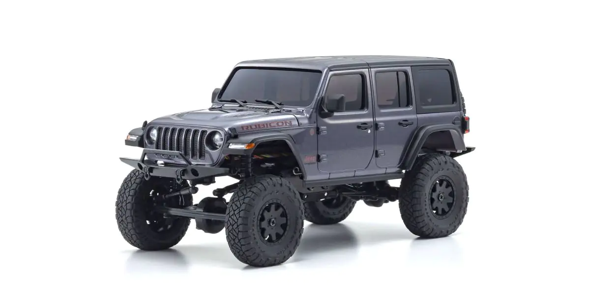 Kyosho 32521GM MINI-Z 4x4 Jeep Wrangler Unlimited Rubicon Granite Crystal Metallic readyset - Image 2