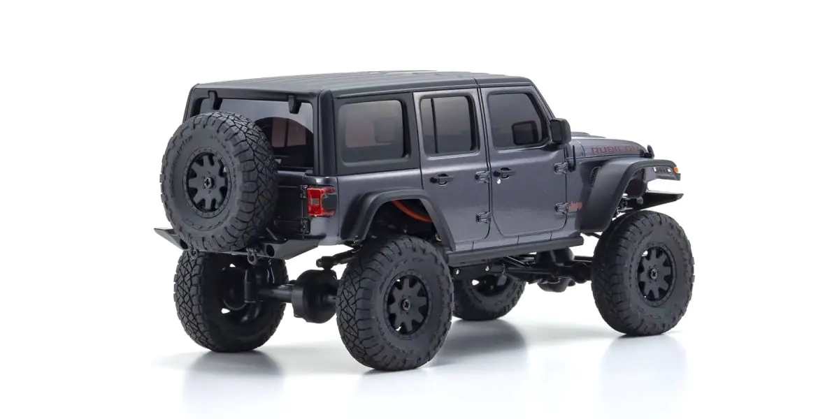 Kyosho 32521GM MINI-Z 4x4 Jeep Wrangler Unlimited Rubicon Granite Crystal Metallic readyset - Image 3