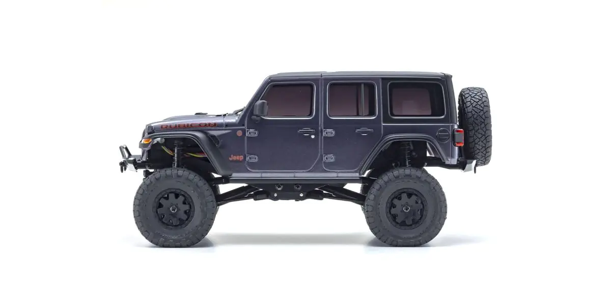 Kyosho 32521GM MINI-Z 4x4 Jeep Wrangler Unlimited Rubicon Granite Crystal Metallic readyset - Image 4
