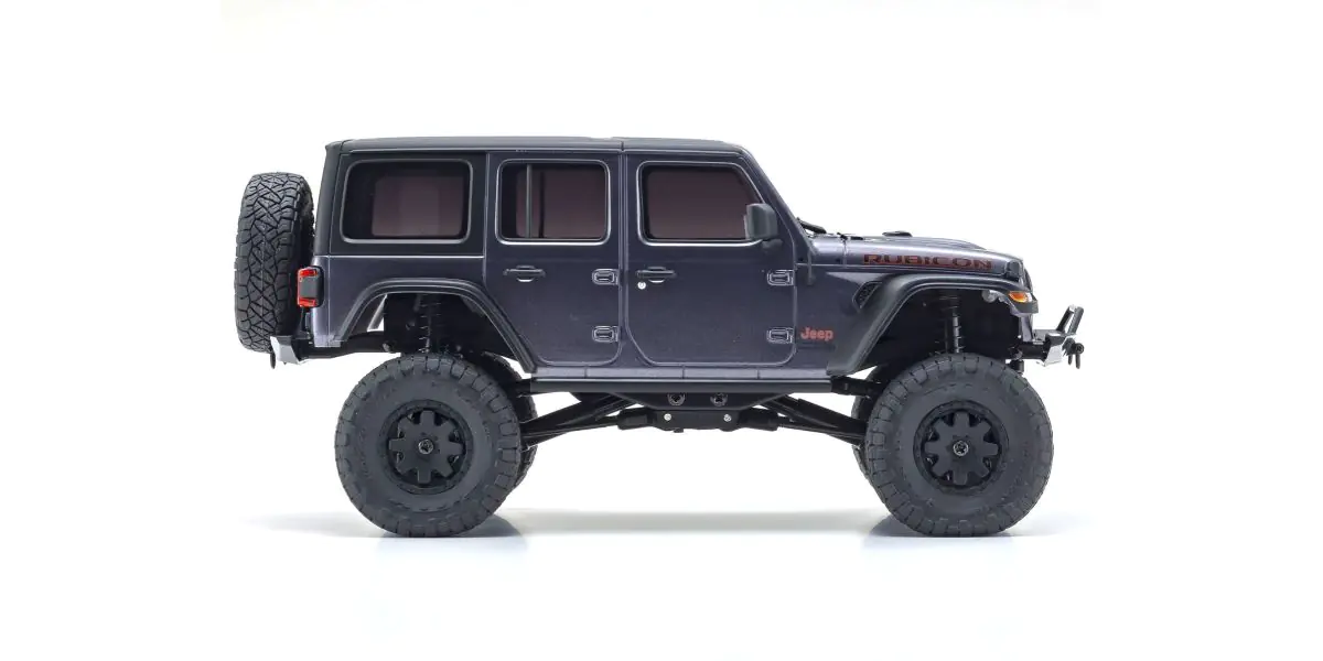 Kyosho 32521GM MINI-Z 4x4 Jeep Wrangler Unlimited Rubicon Granite Crystal Metallic readyset - Image 5