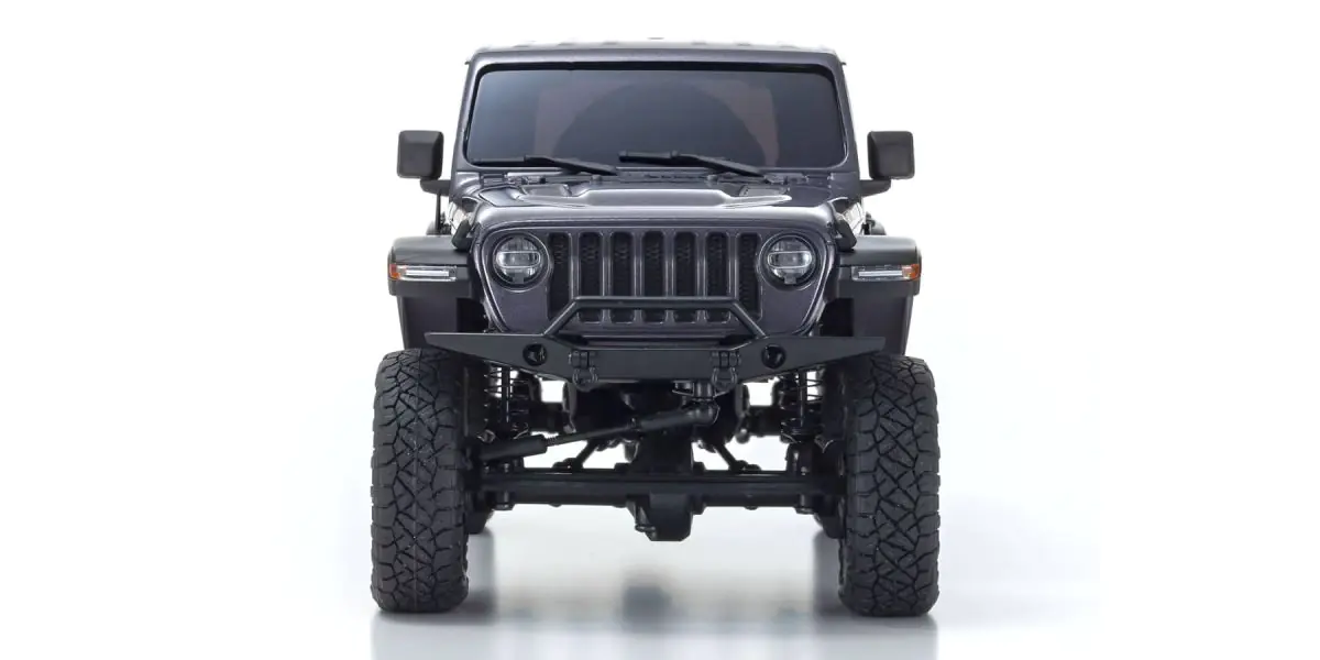 Kyosho 32521GM MINI-Z 4x4 Jeep Wrangler Unlimited Rubicon Granite Crystal Metallic readyset - Image 6
