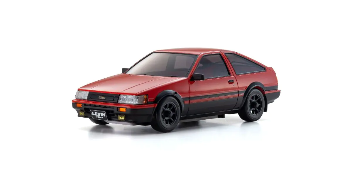 Kyosho 32641RBK MINI-Z AWD Toyota COROLLA LEVIN AE86 Red/Black - Image 2