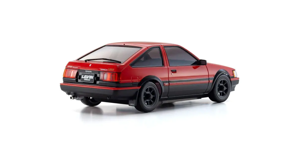Kyosho 32641RBK MINI-Z AWD Toyota COROLLA LEVIN AE86 Red/Black - Image 3