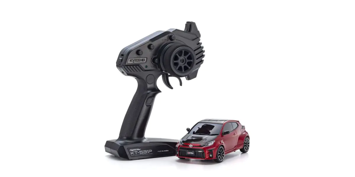Kyosho 32648MR MINI-Z AWD Toyota GRMN YARIS Rally PACKAGE Emotional Red II