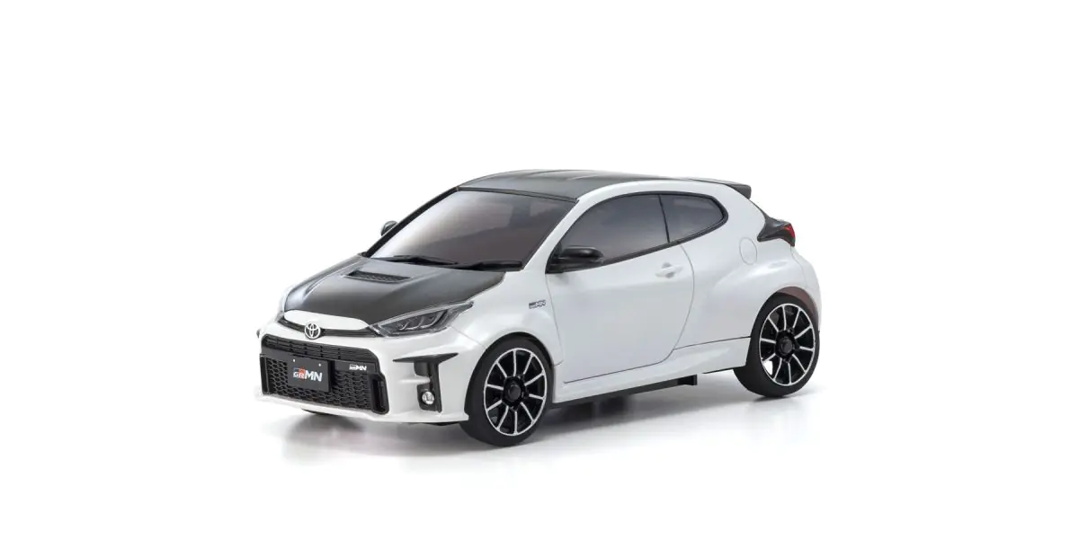 Kyosho 32648PW MINI-Z AWD Toyota GRMN YARIS Rally PACKAGE Platinum White Pearl Mica - Image 2