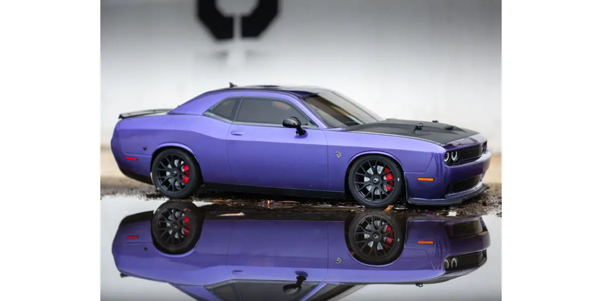 Kyosho 34415T1C FAZER Mk2 FZ02L Series readyset DODGE Challenger SRT Hellcat Plam Crazy Purple - Image 6