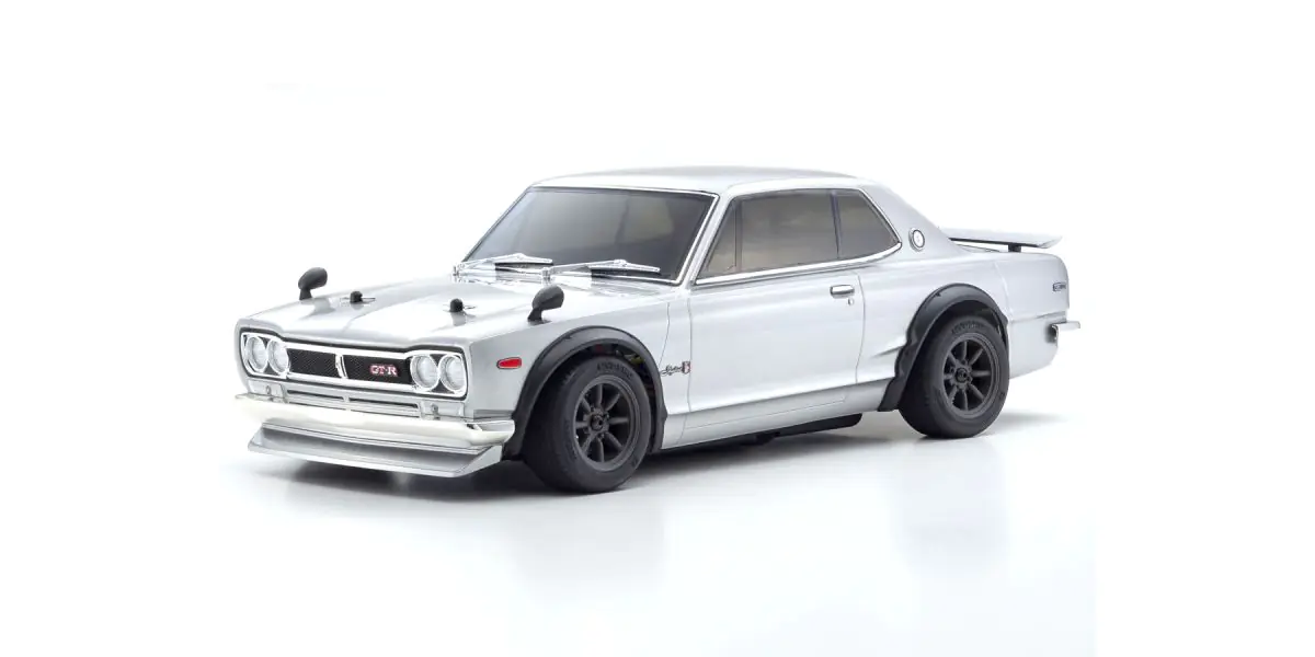 Kyosho 34425T1C FAZER Mk2 FZ02 NISSAN SKYLINE 2000GT-R(KPGC10) Tuned Ver. Silver - Image 4