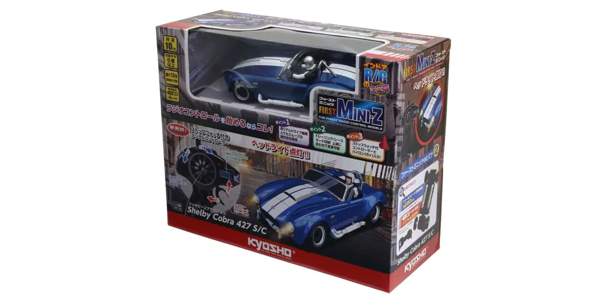 Kyosho 66610Z FIRST MINI-Z Shelby Cobra 427S/C Blue - Image 6
