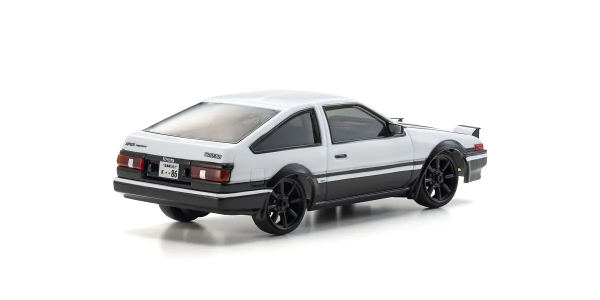 Kyosho 66612 First MiniZ Toyota Sprinter Trueno (White / Black) - Image 3