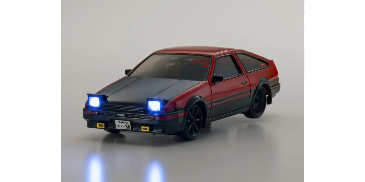 Kyosho 66613 First MiniZ Toyota Sprinter Trueno AE86 (Red / Black) - Image 6