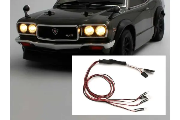 Kyosho 97054-4HR LED Light Unit(5/4 Bulbs/Halogen&Red) - Image 2