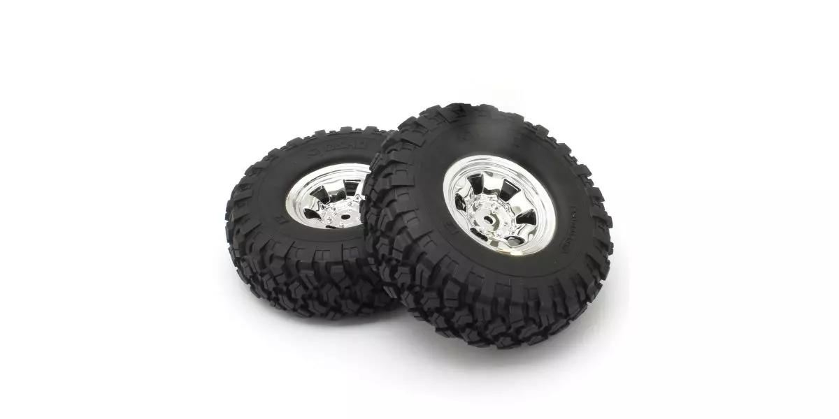 Kyosho CLTH002SC-40 Assembled Wheel & Tire Spoke SC (KC10/#40/2 pieces)