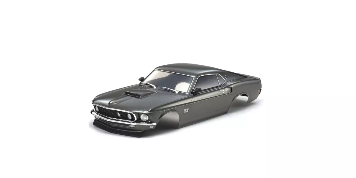 Kyosho FAB715BJ 1969 Ford Mustang Boss 429 Black Jade Deco