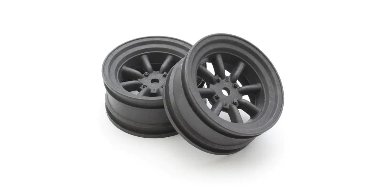 Kyosho FAH708BK 8S Watanabe Wheels, 5mm Offset (FZD2 / BM/ 2 pieces)