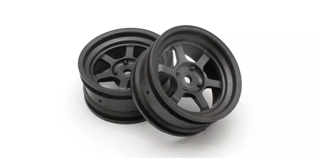 Kyosho FAH709BK RAYSTE37V Wheels, 5mm Offset (FZD2 / Black Metallic/2 pieces)