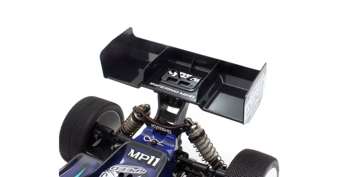 Kyosho IFW704 One-Piece Wide Wing Holder (Black/MP11) - Image 2