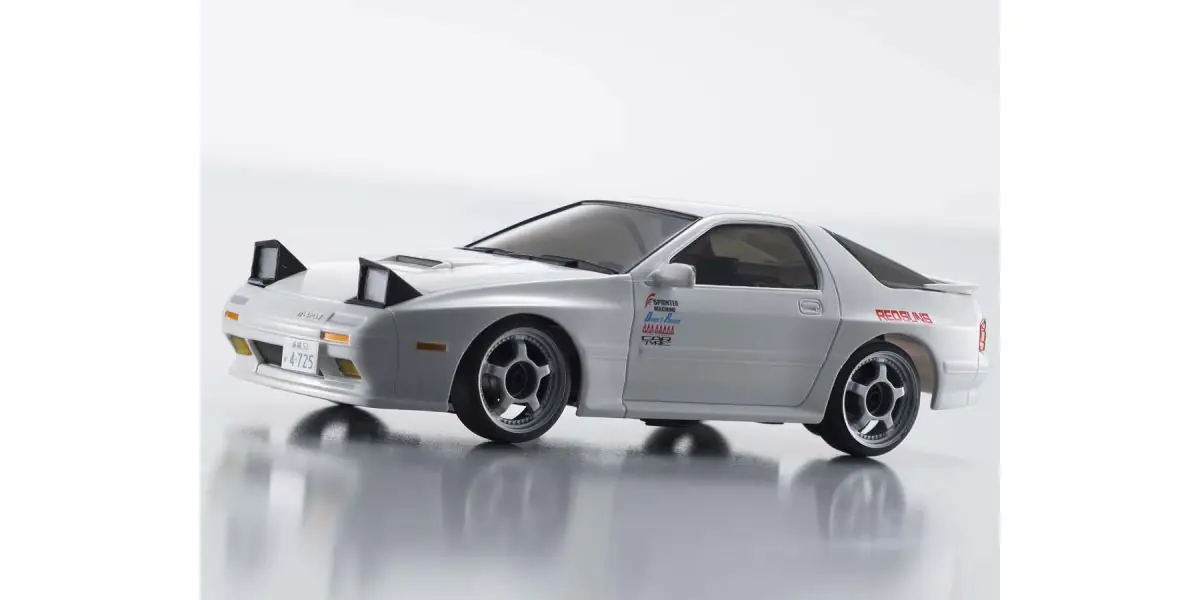 Kyosho Initial D FIRST MINI-Z for Mazda Savanna RX-7 FC3S (White) - Image 2