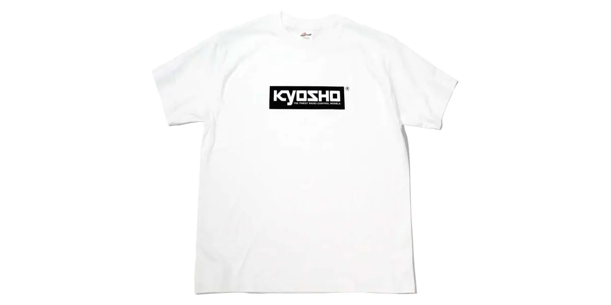 Kyosho KOS-TS01W-MB KYOSHO Box Logo T-Shirt (White/Size M)