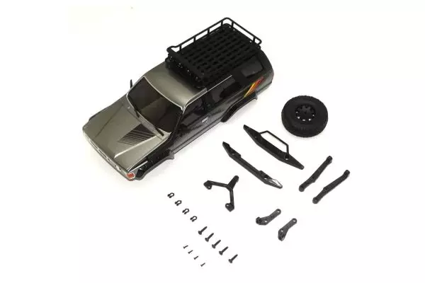 Kyosho MXB15GM MX-01 TOYOTA 4Runner (Hilux Surf) with Accesorry parts Dark Gray Metallic