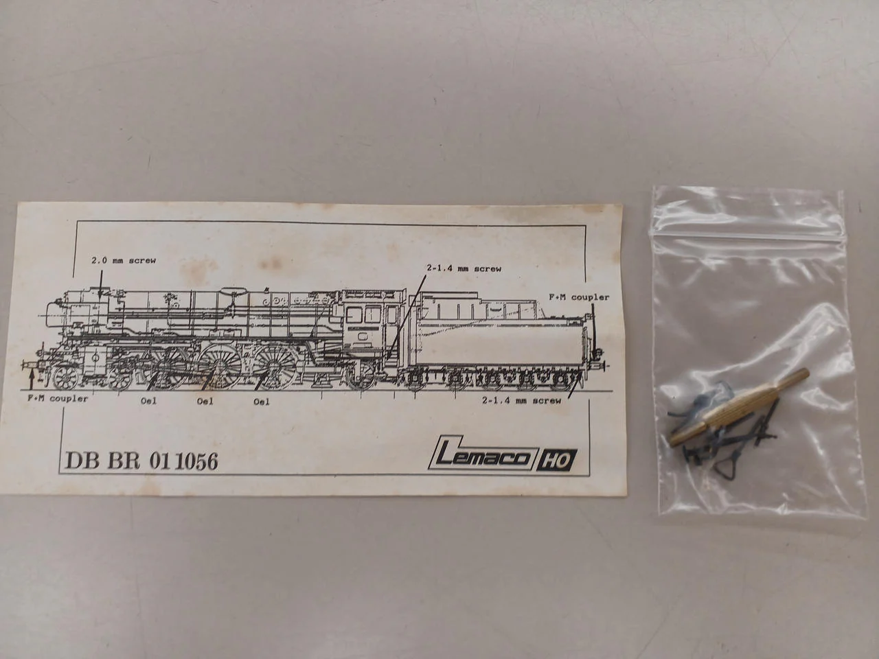 LEMACO HO Gauge Locomotive DB BR 01 1056 - Image 14
