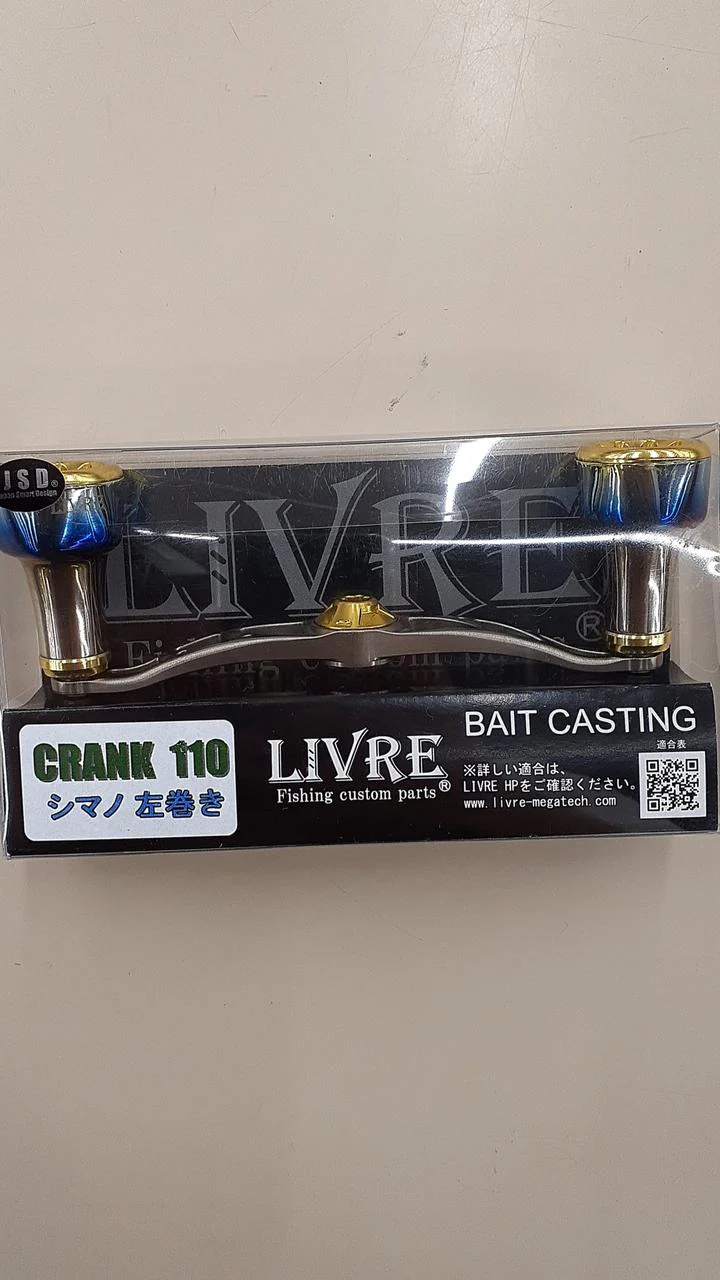 LIVERE Baitcasting reel handle CRANK 110 Shimano left-handed