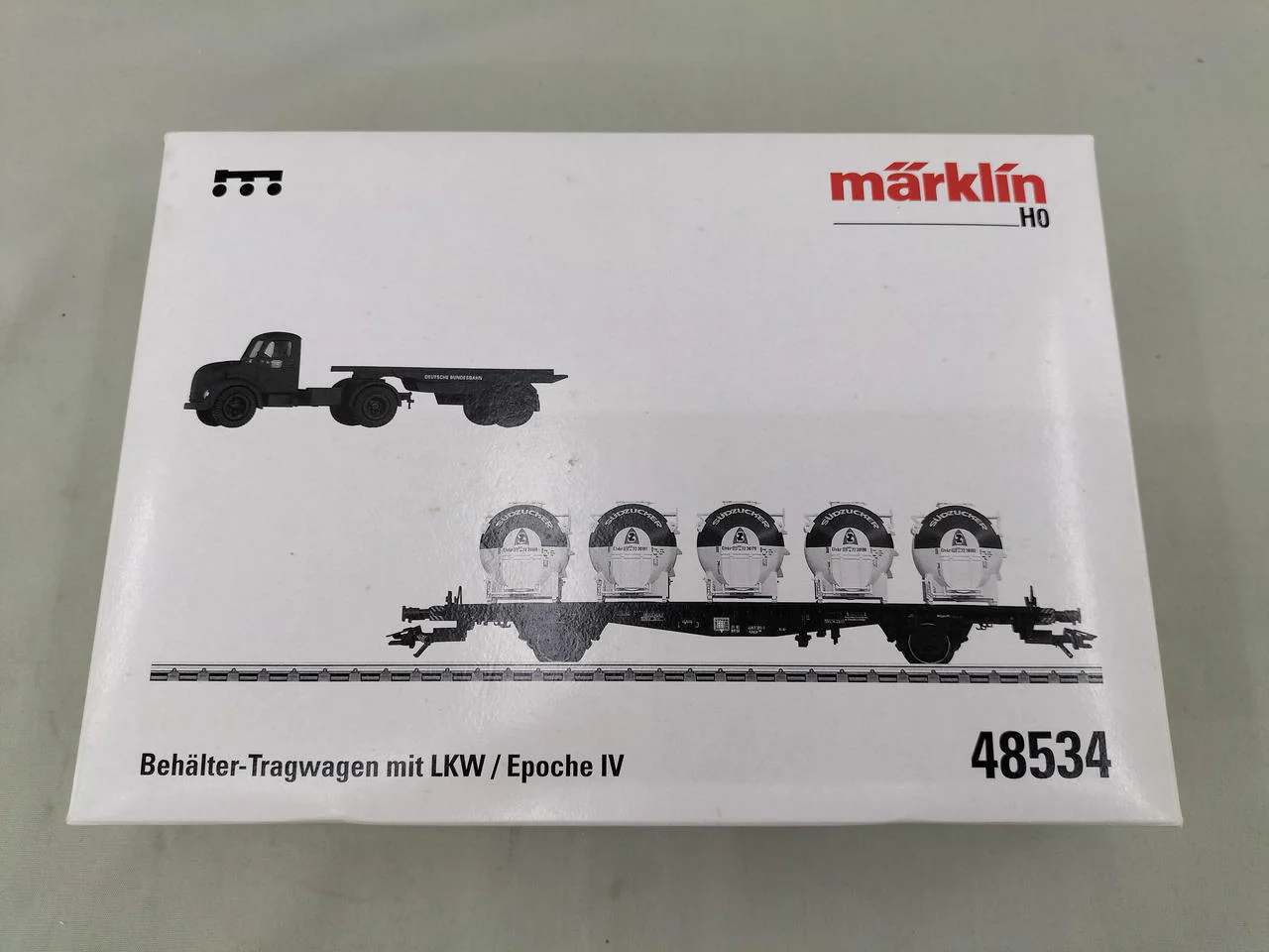 MARKLIN Container Wagon with Truck 48534 - Image 7