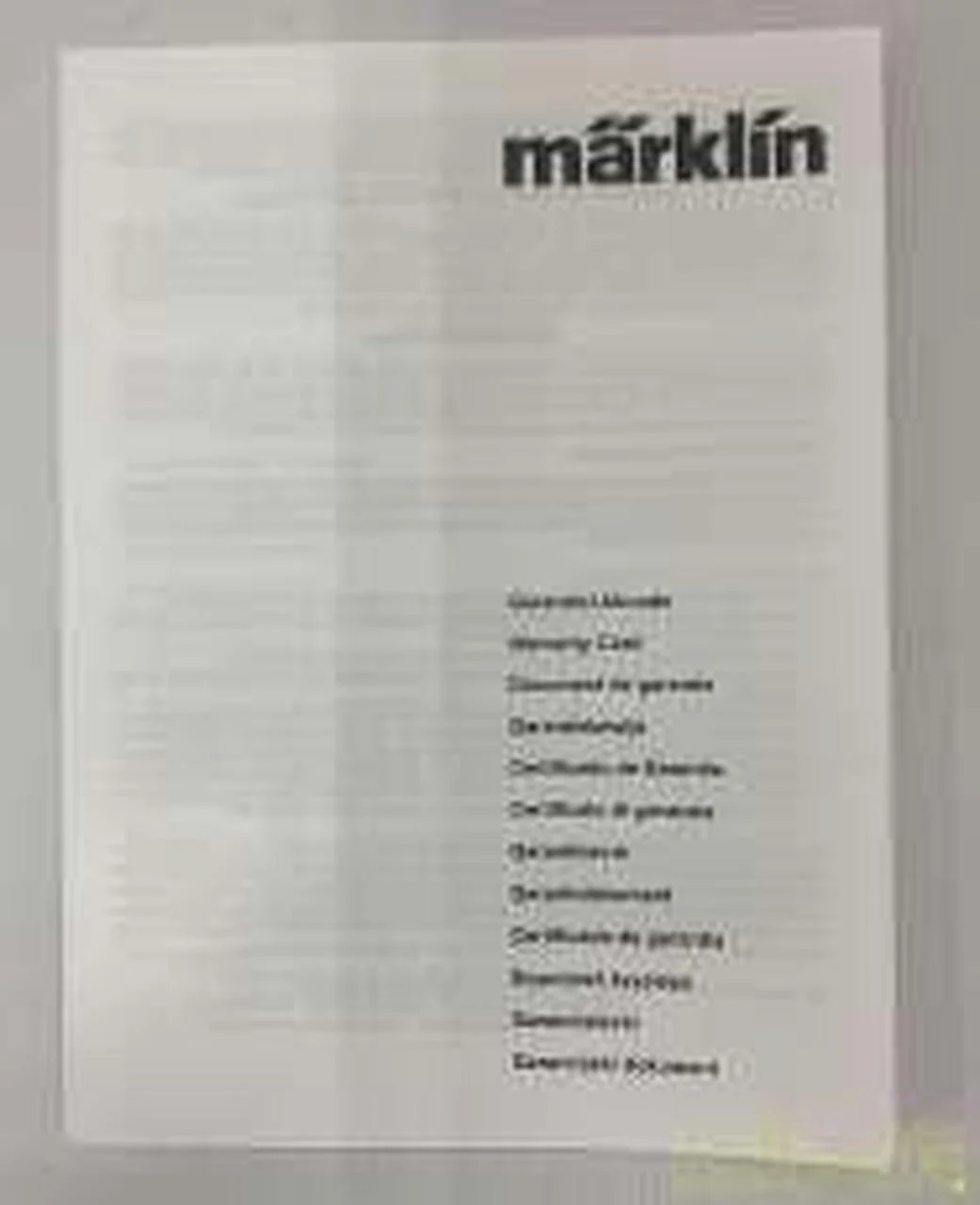 MARKLIN Overseas Rolling Stock E 60 13 - Image 12