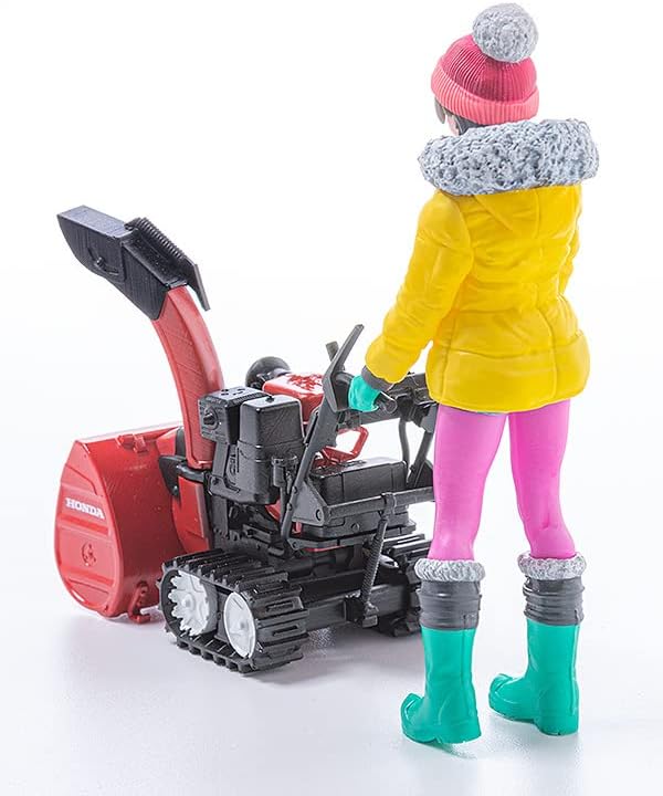 Max Factory 1/20 PLAMAX MF-62 minimum factory Minori with Honda Small Snow Plow HSS1170n (JX) - Image 4