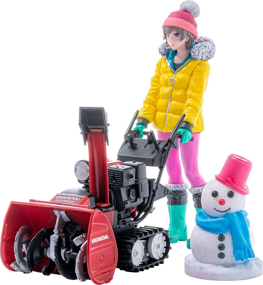 Max Factory 1/20 PLAMAX MF-62 minimum factory Minori with Honda Small Snow Plow HSS1170n (JX) - Image 9