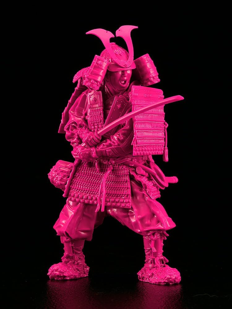 Max Factory PLAMAX 1/12 Kamakura Period Armored Warrior Pink Color Edition, Tsubaki - Image 2