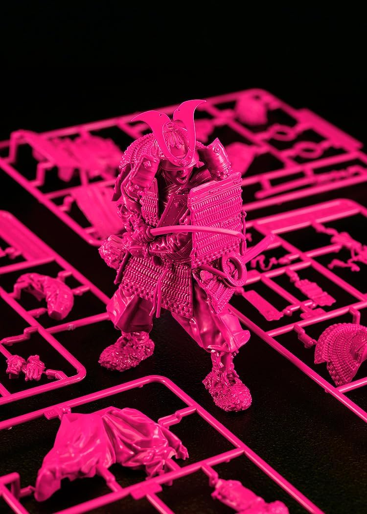 Max Factory PLAMAX 1/12 Kamakura Period Armored Warrior Pink Color Edition, Tsubaki - Image 4