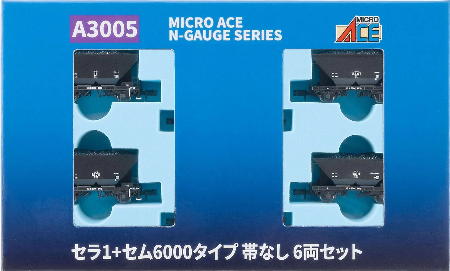 MicroAce A3005 Sera 1 Plus Semu 6000 Type (No Stripe) 6-Cars Set - Image 2