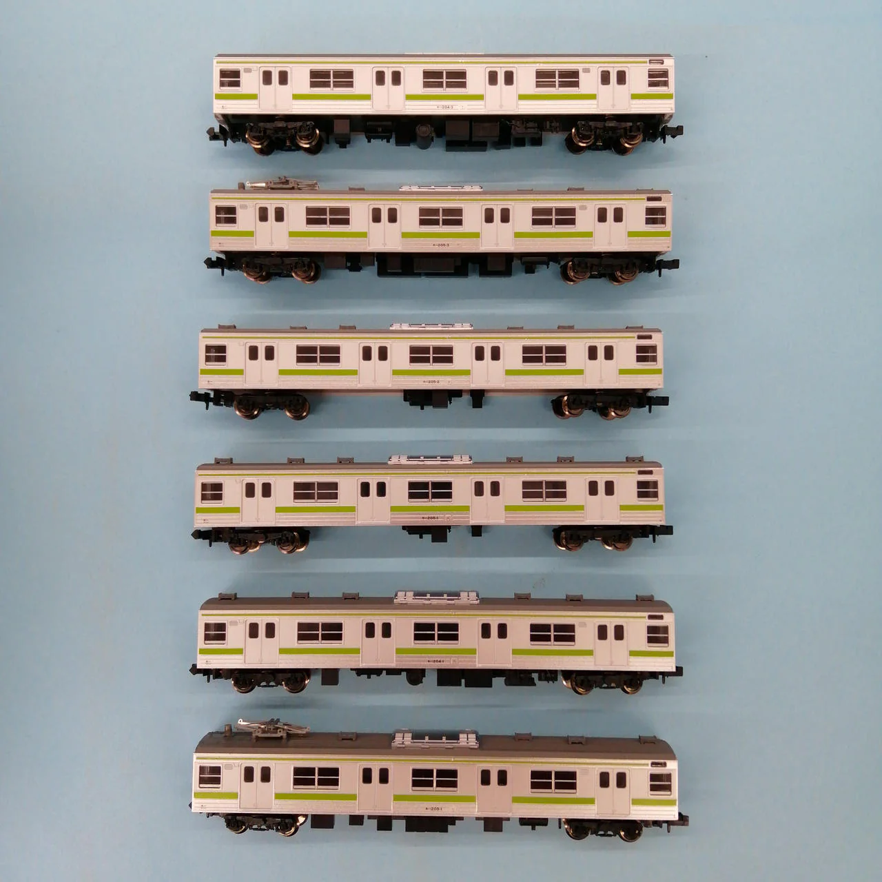 Microace JNR Series 205 Mass Production Pre-Release Introduction Additional 6-Car Set A-1661 - Image 5