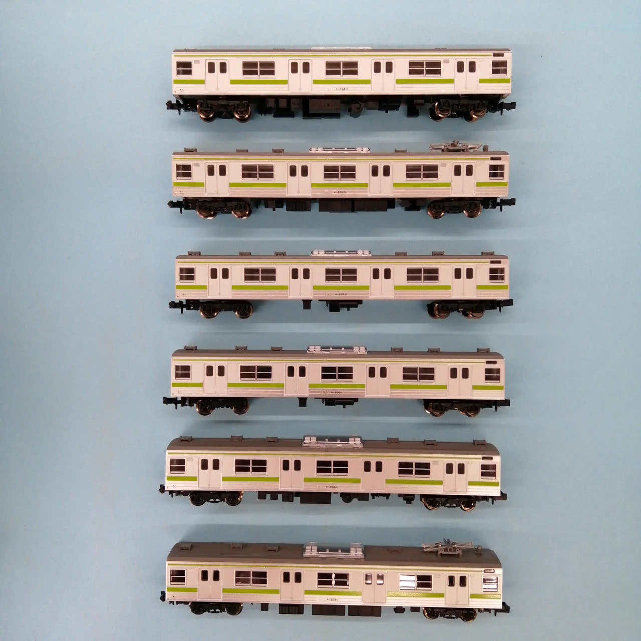Microace JNR Series 205 Mass Production Pre-Release Introduction Additional 6-Car Set A-1661 - Image 6