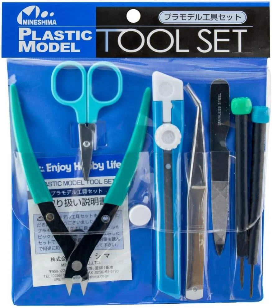 Mineshima A-106 Plastic Model Kit Tool Set - Image 7