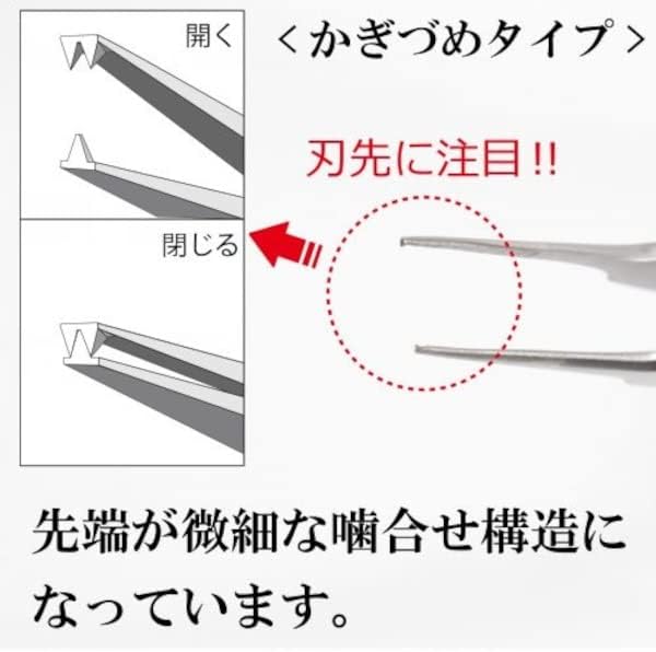 Mineshima F-091 Micro Tweezers (with Claws) 90mm - Image 3