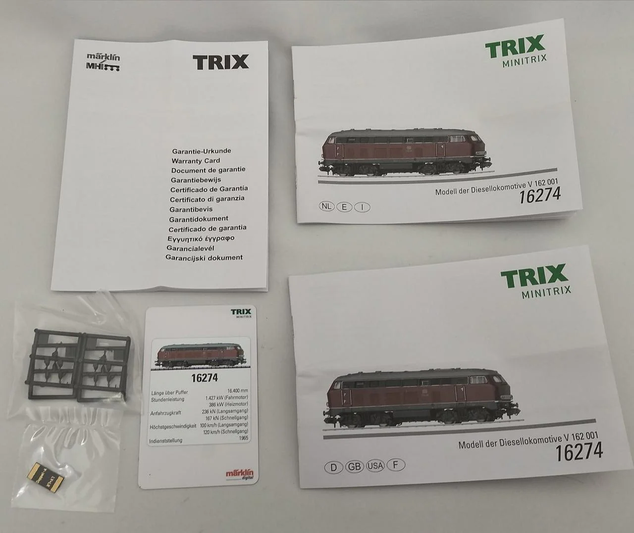 MINITRIX N Gauge DB V162 001 - Image 7