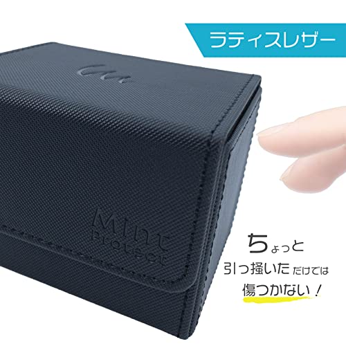 Mint Protect デッキケース サイドローダー 100 ポケカ カードケース (ブラック) - Image 3
