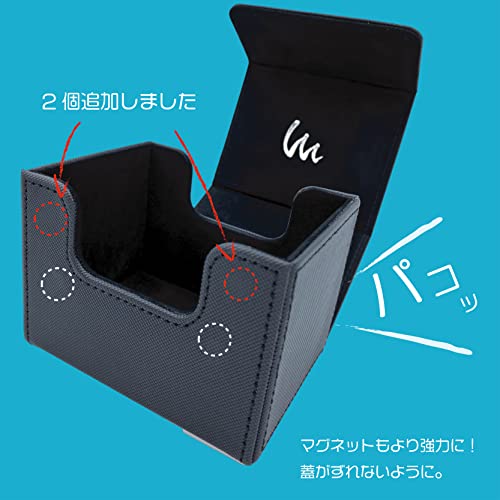 Mint Protect デッキケース サイドローダー 100 ポケカ カードケース (ブラック) - Image 5