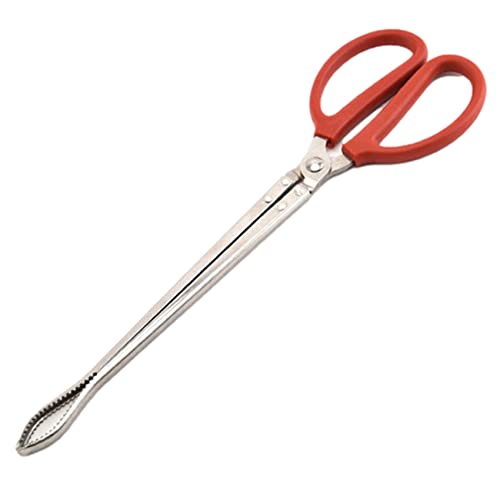 NOELAMOUR フィッシュグリップ カニ用ハサミ 魚掴み器 釣り アウトドア 釣り用品 フィッシング (レッド)