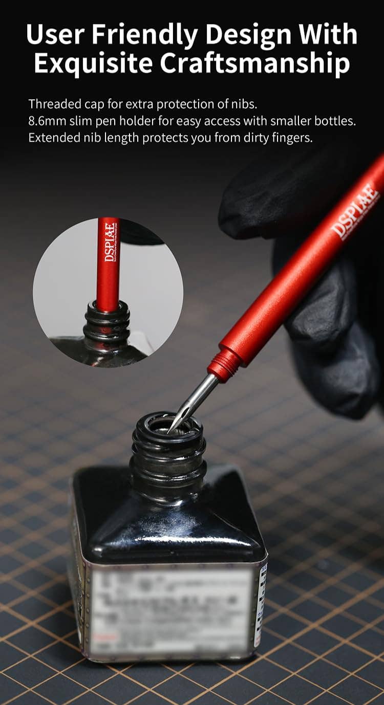 Plamokojo AT-PL Aluminum Fountain Pen for Inking - Image 2