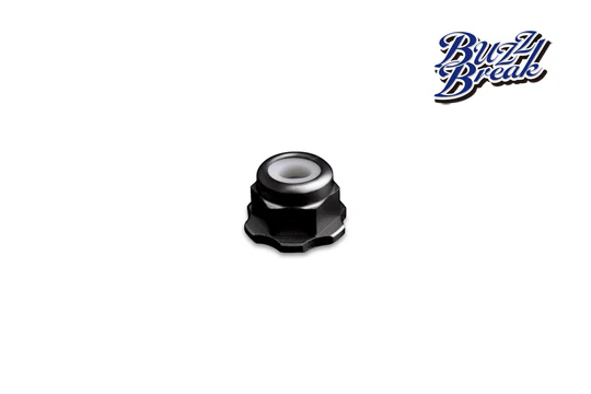 OVERDOSE BB-LN-001 BuzzBreak BB Lock Nut (Black/4pcs)