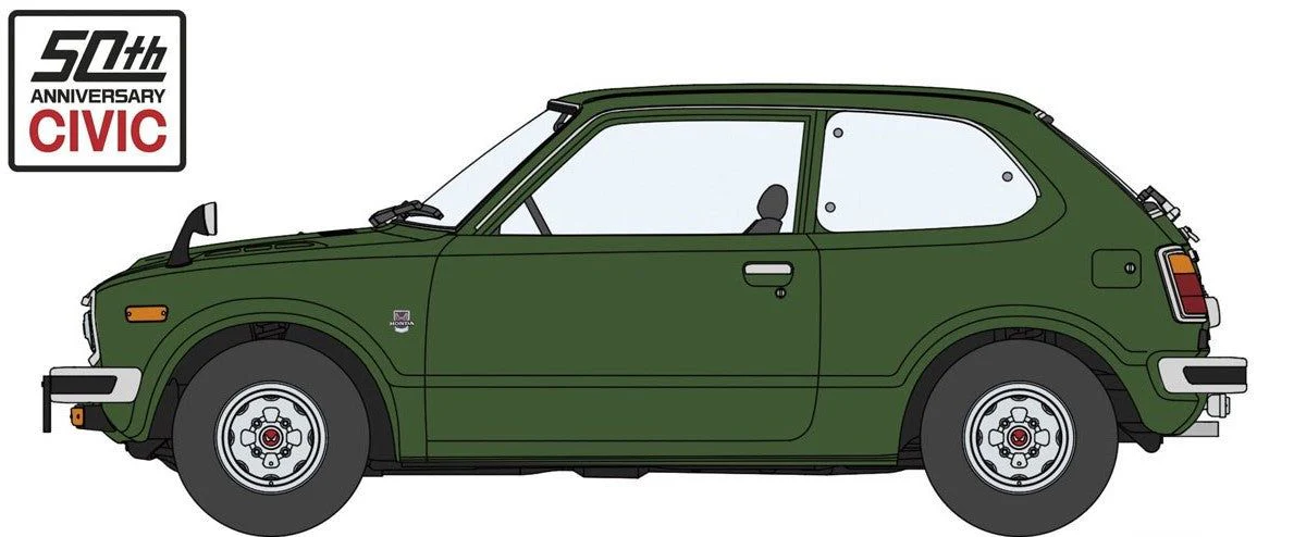 Hasegawa Honda Civic GL (SB-1) 3Dr Hatchback (1972)