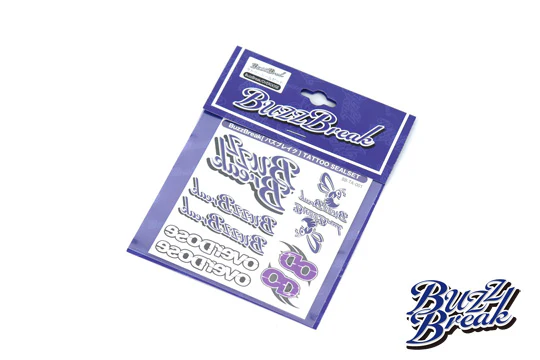 OVERDOSE BB-TA-001 BuzzBreak x OVERDOSE Tattoo Sticker Set