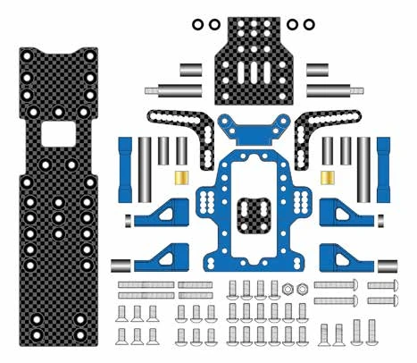 Wrap-Up Next 0834-FD MB-01 Drift Conversion Kit (Blue Edition) - Image 2