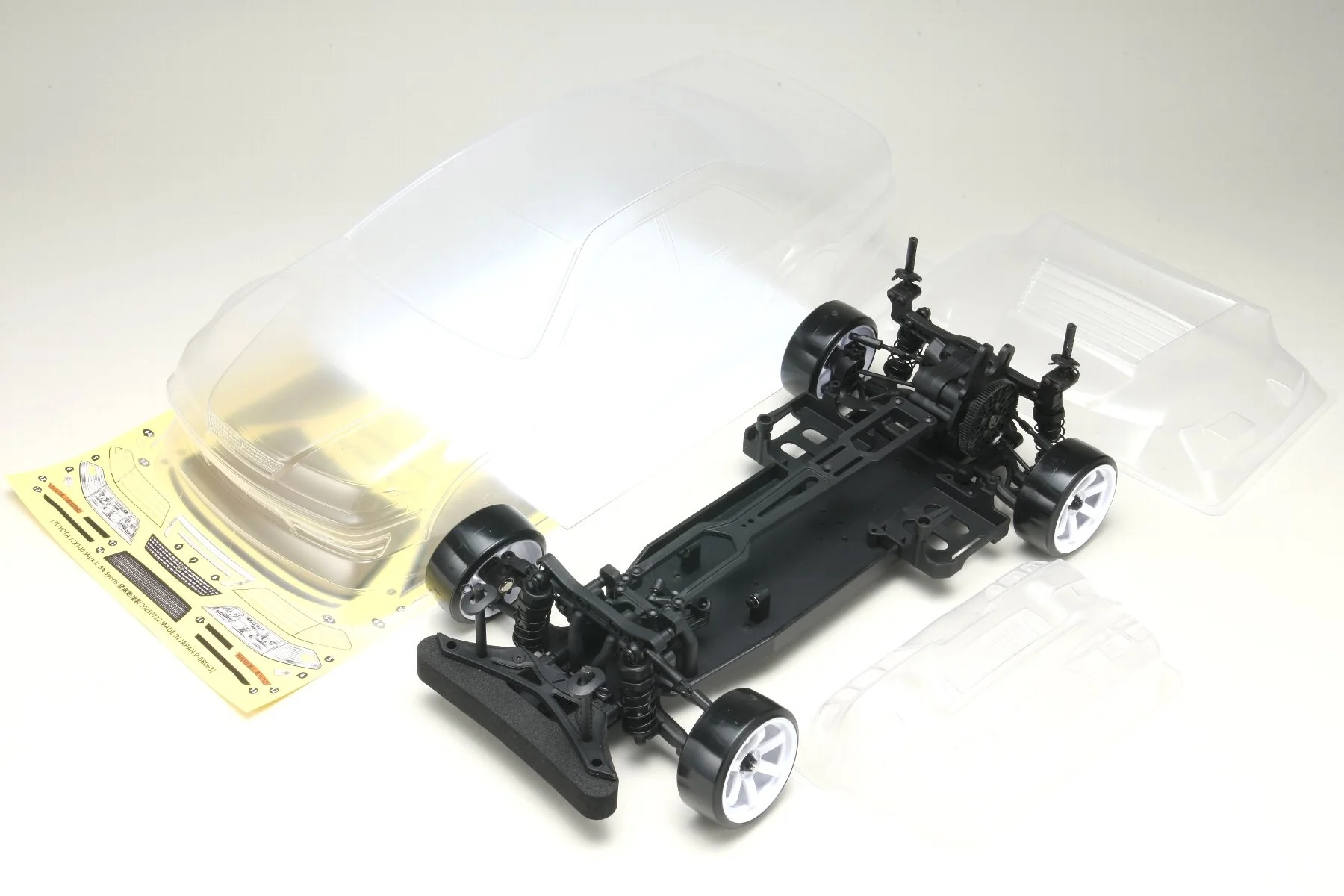 Yokomo DP-RZ34 Drift Package 2WD Nissan Fairlady Z (RZ34) Body Assembly Kit Clear Body Specification